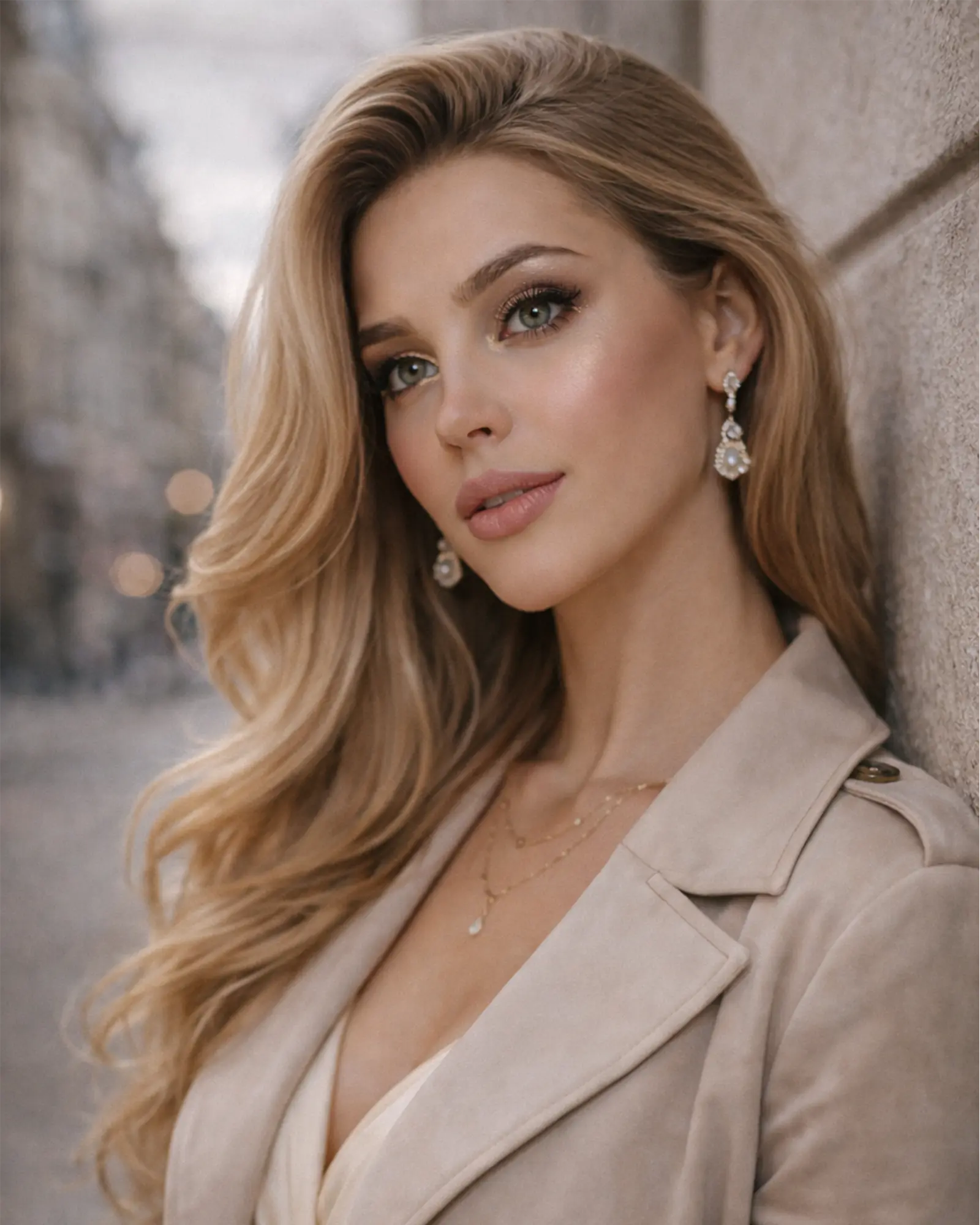 Portret Leny Mirel w eleganckim ujęciu